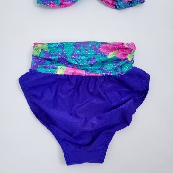 Free With Purchase - 80's bikini 2 piece swim suit bandeau halter bralette - Picture 8 of 8